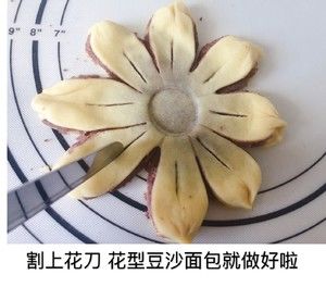 豆沙面包（纯手工版、没有厨师机也能做出很好吃滴面包，顺便教大家三种面包花型做法）的做法步骤 第49步