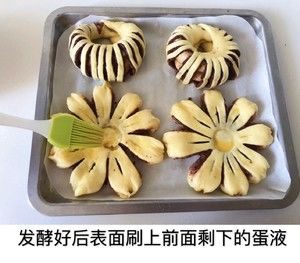 豆沙面包（纯手工版、没有厨师机也能做出很好吃滴面包，顺便教大家三种面包花型做法）的做法步骤 第53步