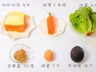 牛油果鸡蛋火腿三明治