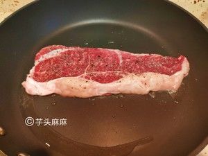 西冷牛排(在家也能把牛排煎出西餐厅的味道)的做法步骤 第4步