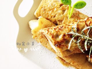 瑞典风味香蕉榛子酱薄饼-带着宝宝吃遍全球......,也许生活本应该这样，开吃