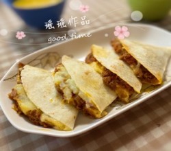 土豆泥番茄牛肉芝士卷饼的做法 步骤14