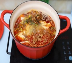 酸辣豆花鱼【4月北鼎珐琅锅食谱】的做法 步骤12