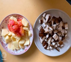 【电饭煲鸡肉香菇焖饭】香的做法 步骤3