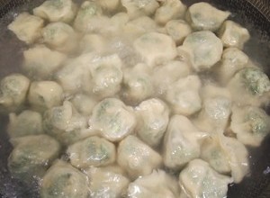 冬日里的【猪肉荠菜水饺】的做法 步骤15