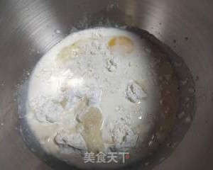 蓝蝴蝶豆沙包