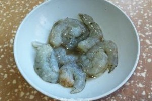 虾仁青菜鸡蛋炒饭