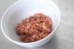 豆腐烧肉末拌面