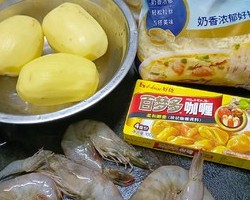 咖喱鸡扒土豆芝士焗饭的做法 步骤13