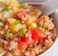 有菜有肉有主食🍅番茄焖饭【松下分体式饭煲】的做法 步骤8