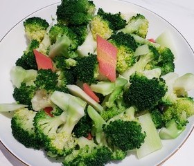 🥦蒜蓉鸡汁西蓝花