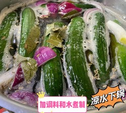 自制脆爽酸黄瓜，方子来自“杰儿美食”感谢作者分享的视频教程。