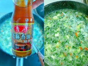 荠菜豆腐羹的做法 步骤8