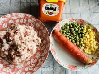 烧烤味时蔬肉饼