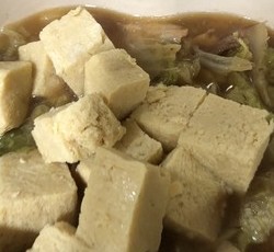 大白菜炖冻豆腐的做法 步骤8