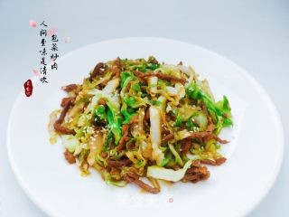 包菜炒肉