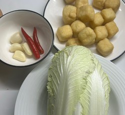 白菜油豆腐