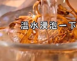 美味午餐板栗炖土鸡和虫草花鸡汤蒜蓉茄子的做法 步骤4