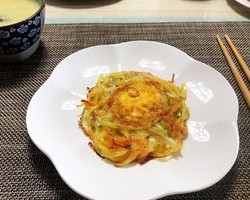 早餐饼(土豆丝饼、土豆丝鸡蛋饼)的做法 步骤7