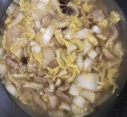 白菜粉丝炖肉（超方便）的做法 步骤9