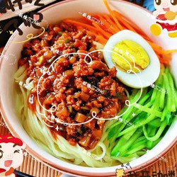 ༄「黄瓜🥒肉沫炸酱面🍜」༄一碗绝对不够吃👍👍👍的做法 步骤14