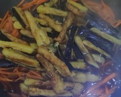 鱼香茄条简易版的做法 步骤7