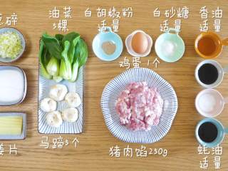 四喜丸子12m+宝宝辅食,食材准备~