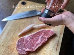 香煎澳洲M9和牛西冷牛排的做法步骤 第4步